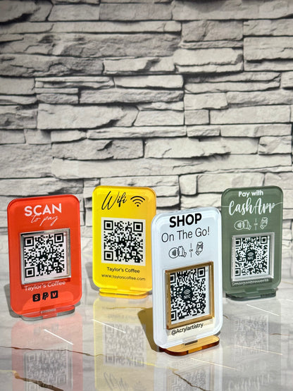 Mini QR Code Sign