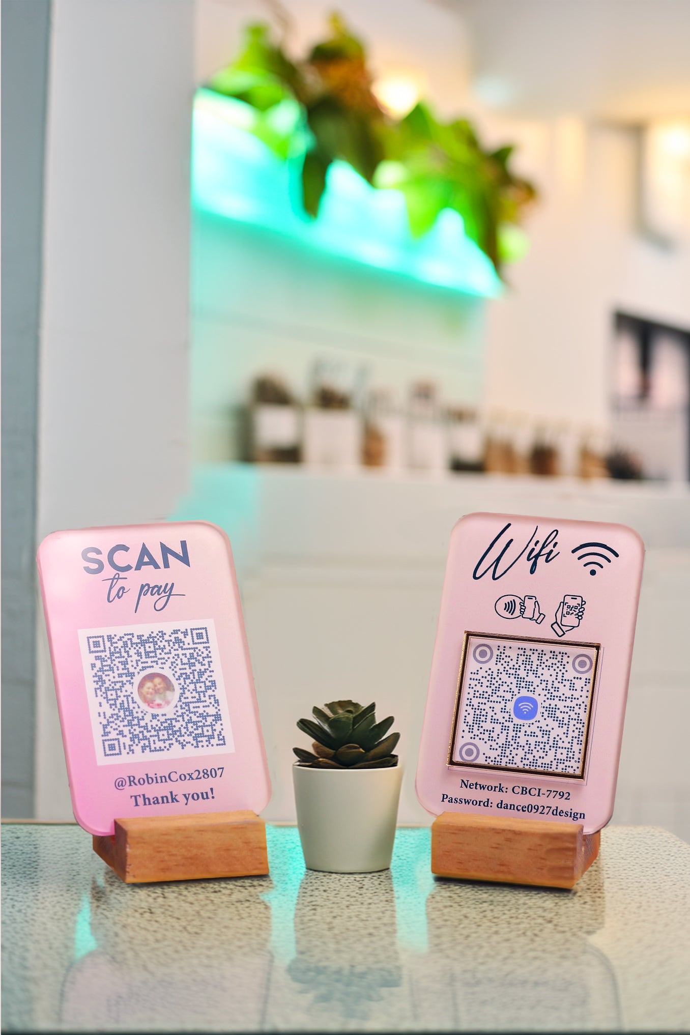 Mini QR Code Sign